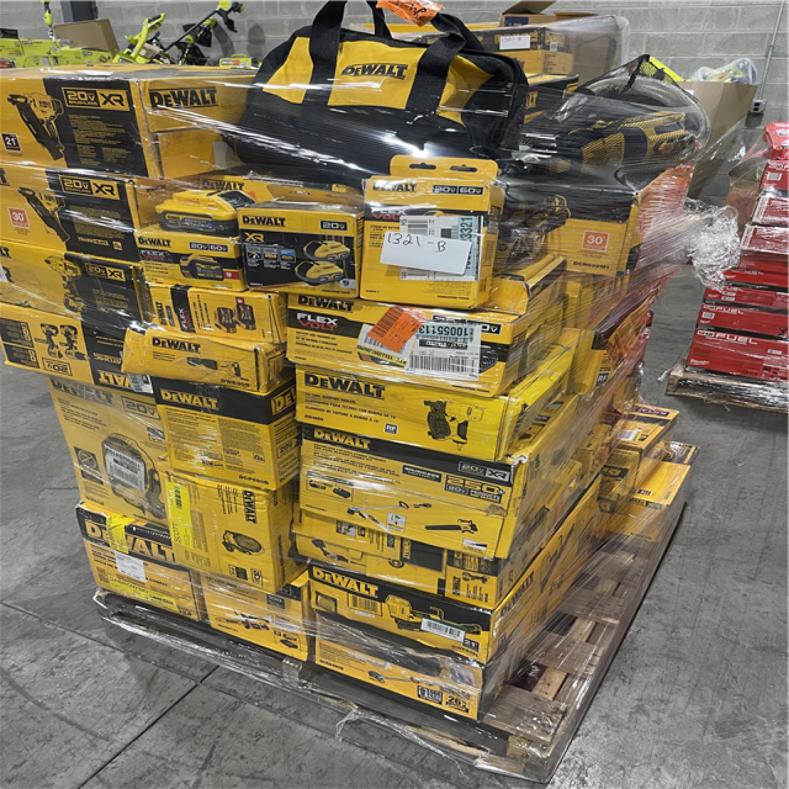 Pittston Location As-Is Power Tools Partial Truckload (10 pallets) 1321-B