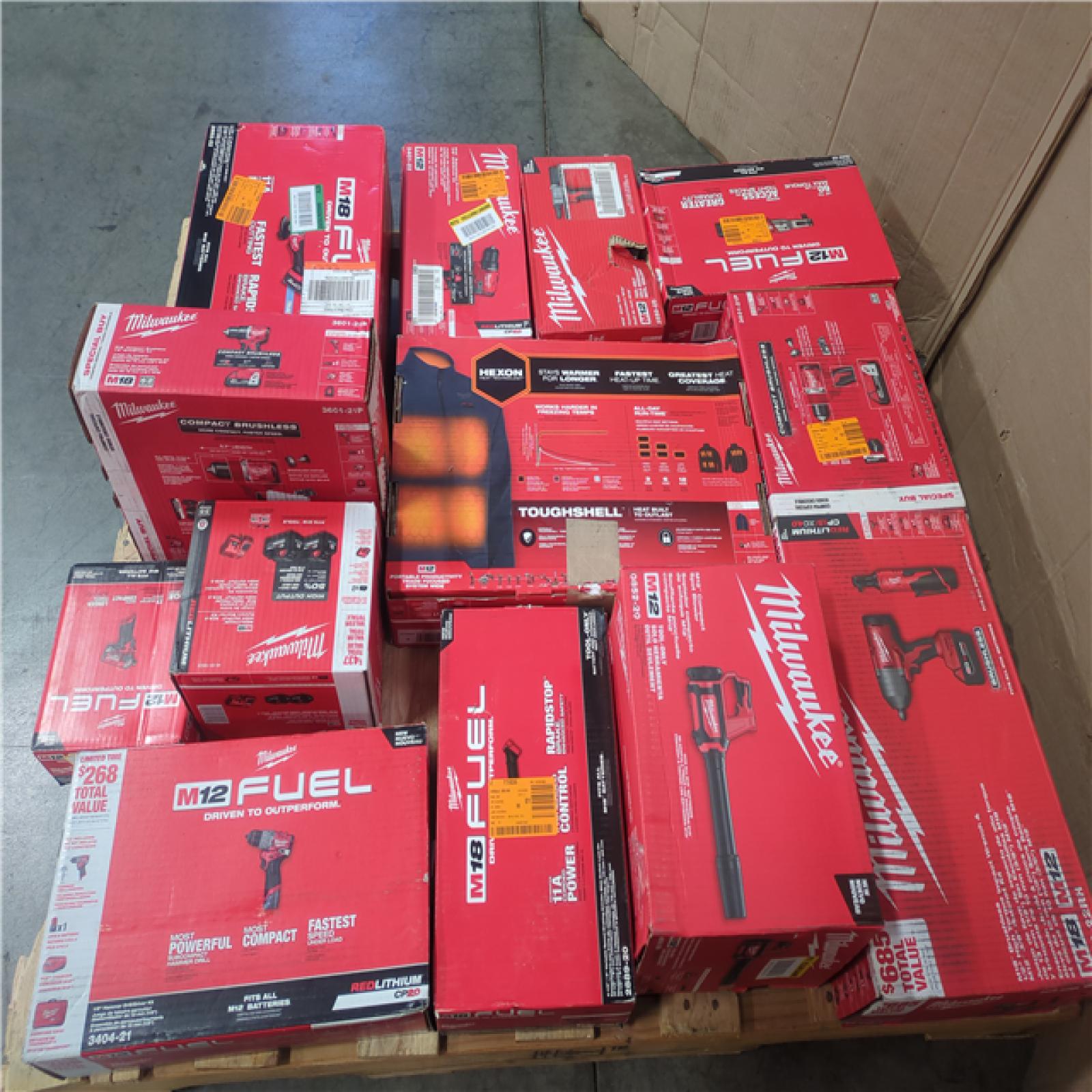 CALIFORNIA AS-IS MILWAUKEE PALLET