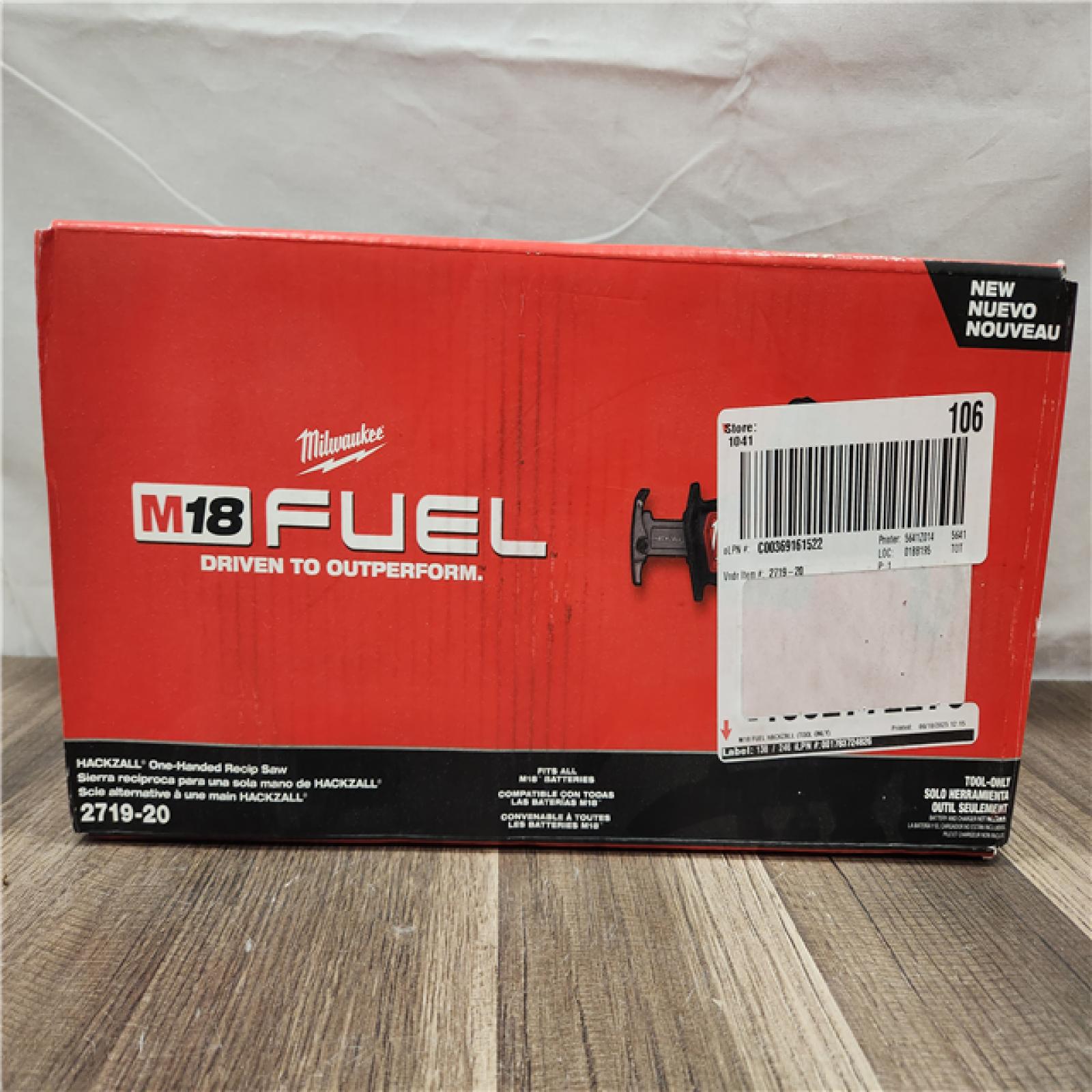 NEW- Milwaukee Hackzall Reciprocating Saw (Tool-Only)