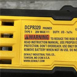 AS-IS DEWALT 20-Volt MAX 1 -1/2 in. Capacity Cordless Battery Powered Pruner (Tool Only)