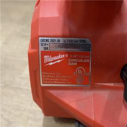 AS-IS MILWAUKEE M12 CIRCULAR SAW (Tool-Only)
