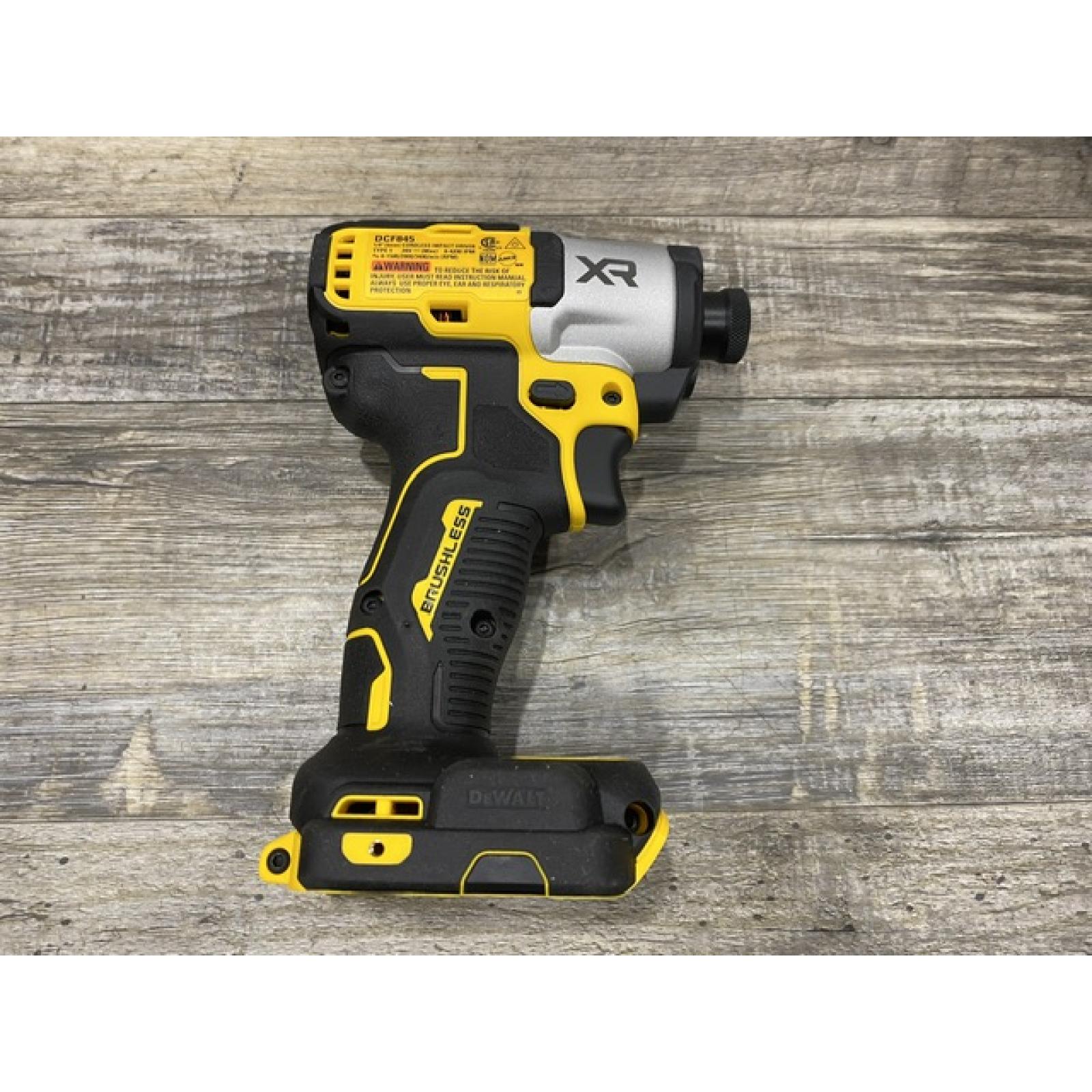 AS-IS DEWALT 20-Volt Maximum XR Lithium-Ion Cordless Brushless 1/4 in. 3-Speed Impact Driver Kit