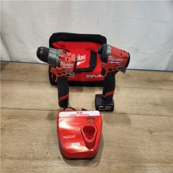 AS-IS- Milwaukee FUEL 12-Volt Lithium-Ion Brushless Cordless Hammer Drill and Impact Driver Combo Kit