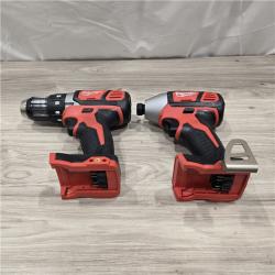 AS-IS Milwaukee 18V Cordless 2-Tool Drill/Driver and Impact Driver Kit