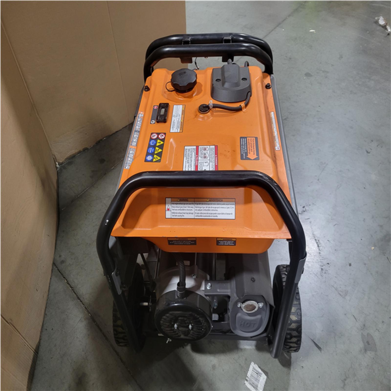 CALIFORNIA AS-IS GENERAC 12 500/9 500-WATT ELECTRIC START TRI-FUEL PORTABLE GENERATOR