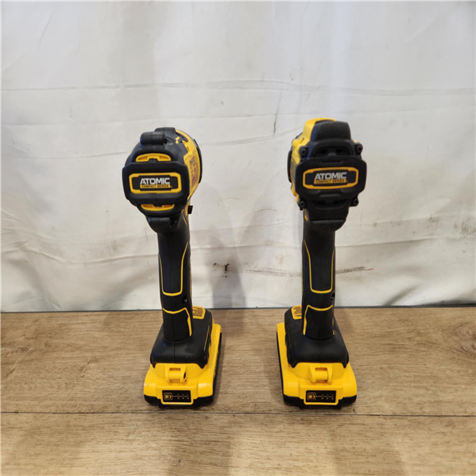 AS-IS- DEWALT ATOMIC 20-Volt MAX Lithium-Ion Cordless (2-Tool) Combo Kit
