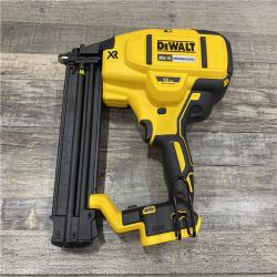 AS-IS DEWALT 20V MAX XR Lithium-Ion Electric Cordless 18-Gauge Brad Nailer (Tool Only)