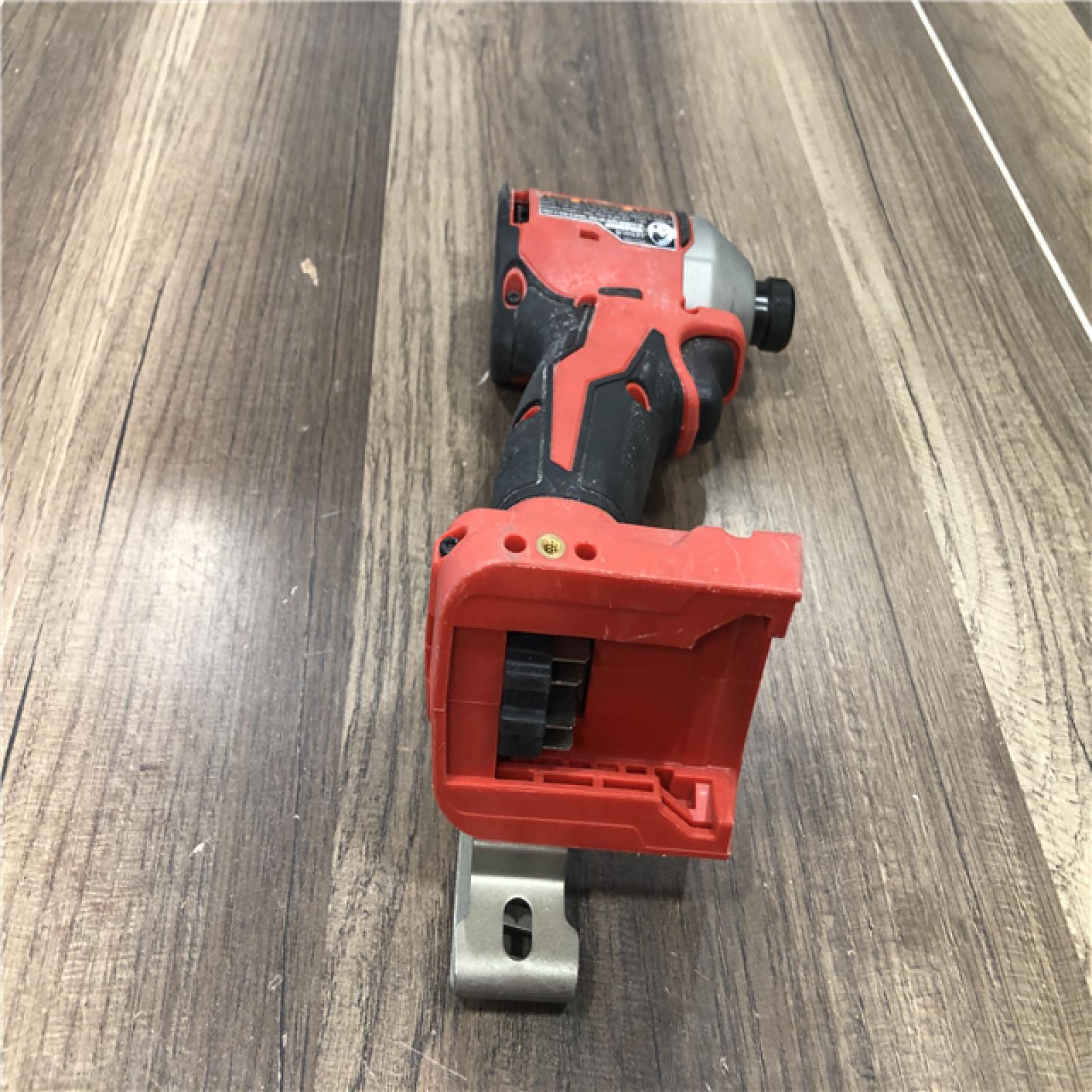 AS-IS Milwaukee 18V Lithium-Ion Brushless Cordless 1/4 in. Compact Impact Driver (Tool Only)