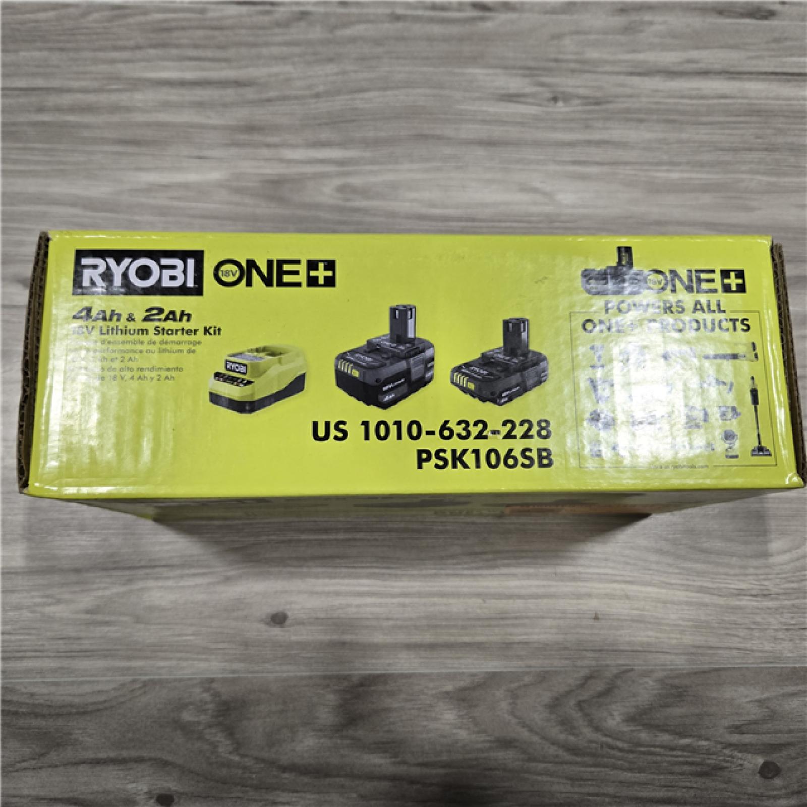 NEW! - Ryobi ONE+ 18V Li-Ion Starter Kit