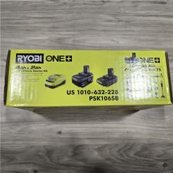 NEW! - Ryobi ONE+ 18V Li-Ion Starter Kit