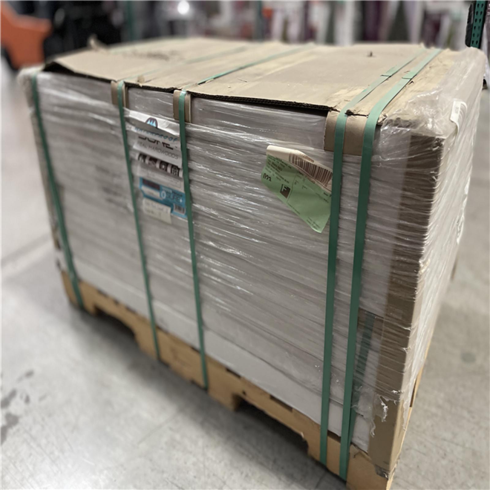 DALLAS LOCATION- NEW!- Sure+ Taupe Oak White Oak 1/4 in. T x 6.5 in. W Click Lock Wire Brushed Engineered Hardwood Flooring PALLET (32 UNITS)