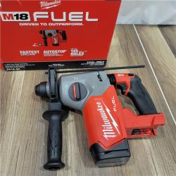 AS-IS Milwaukee M18 FUEL 18V Lithium-Ion Brushless Cordless 1 in. SDS-Plus Rotary Hammer (Tool-Only)
