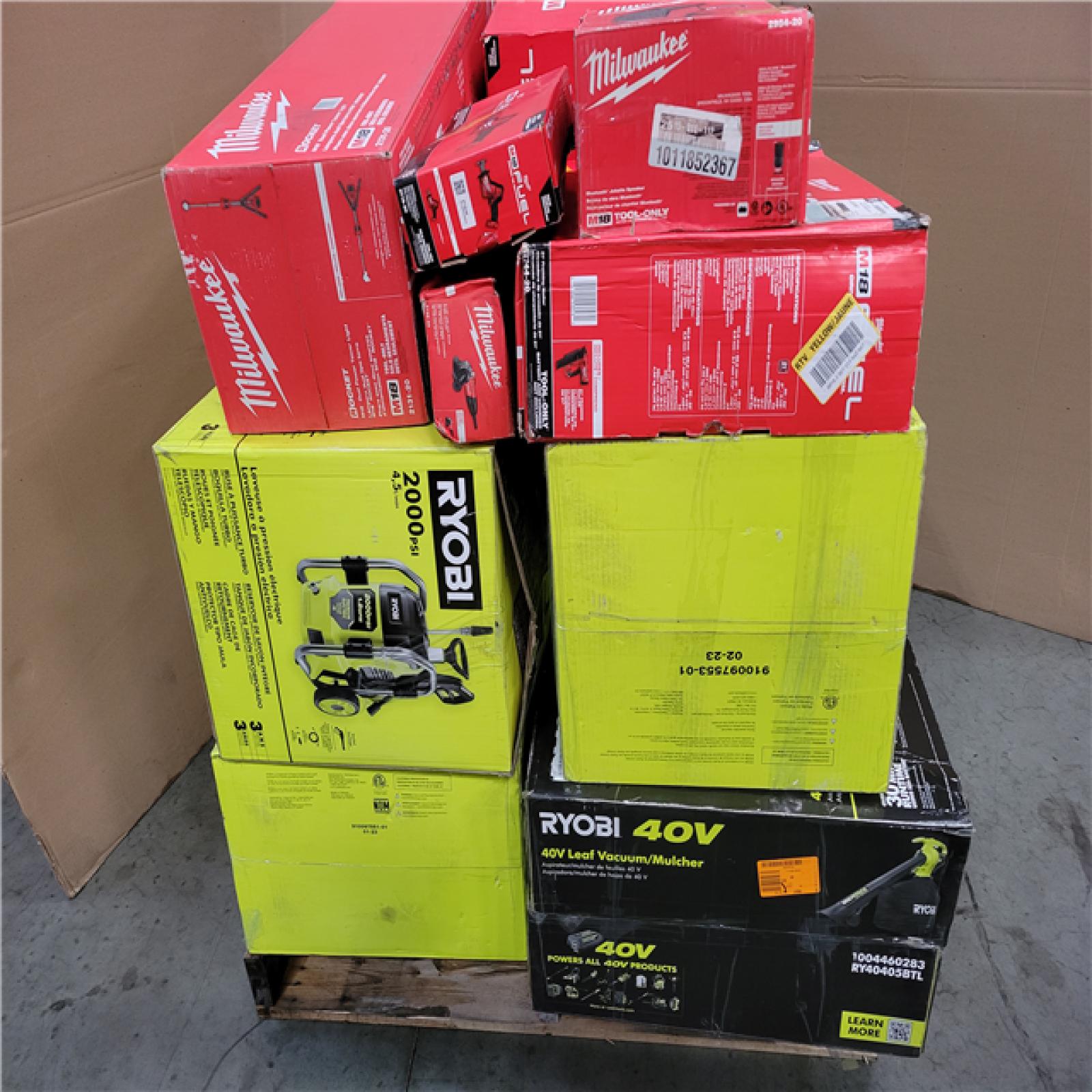 CALIFORNIA AS-IS TOOL PALLET