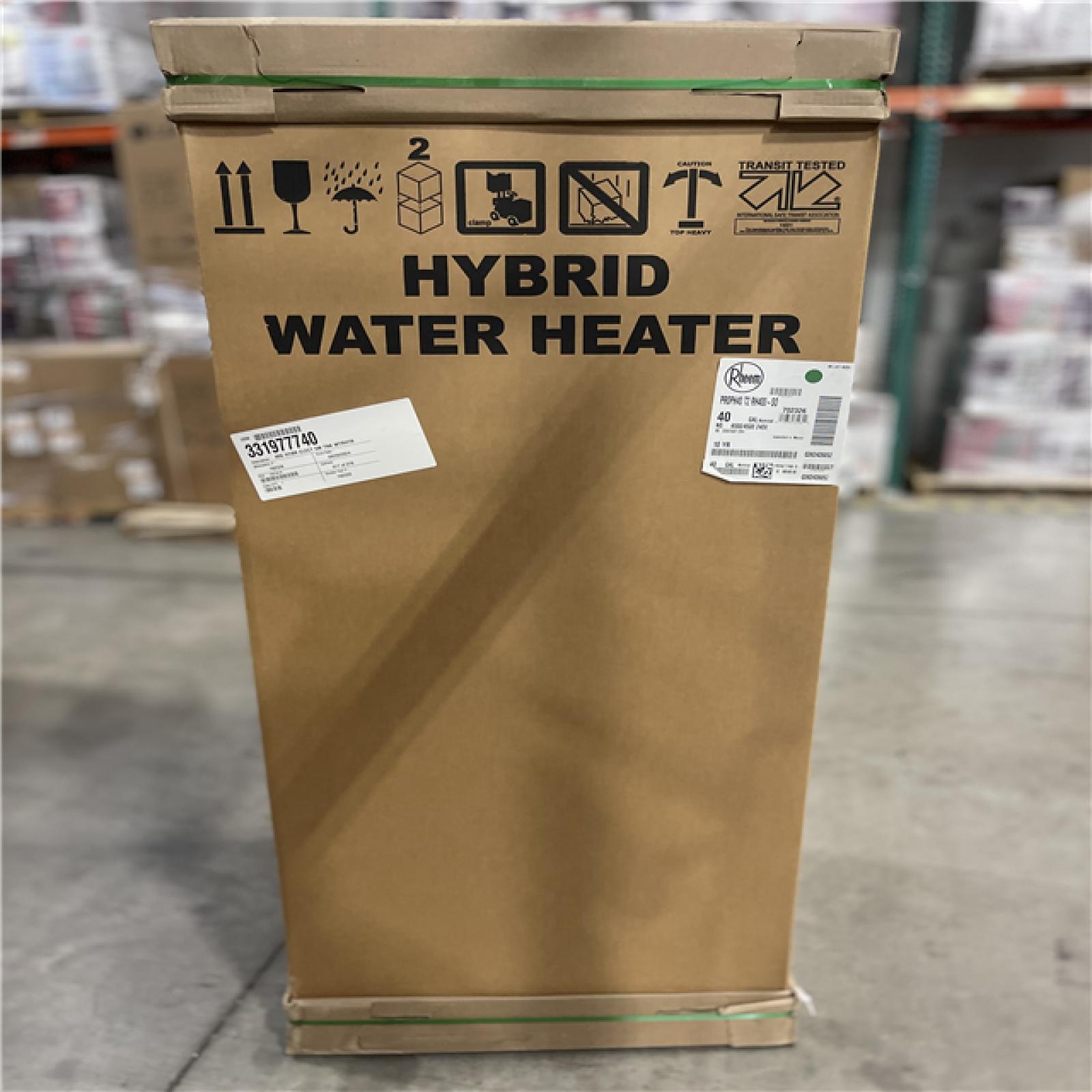 DALLAS LOCATION- Rheem Professional Prestige® 40 gal. Hybrid Electric Heat Pump Water Heater