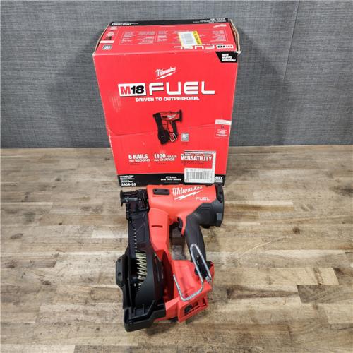 HOUSTON LOCATION - AS-IS Milwaukee M18 FUEL 18-Volt Lithium-Ion Brushless Cordless Coil Roofing Nailer (Tool Only)