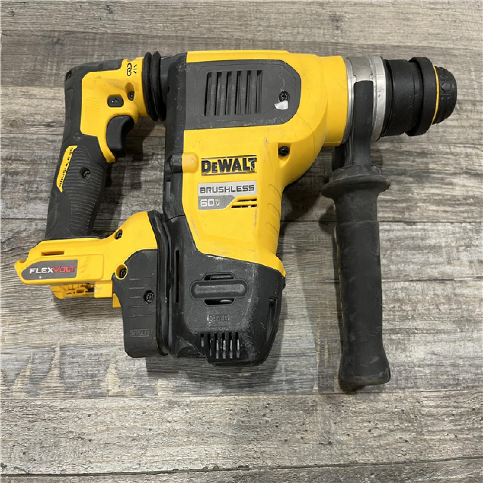 AS-IS DEWALT FLEXVOLT 60V MAX Cordless 1-1/4 in. SDS Plus Rotary Hammer (Tool Only)