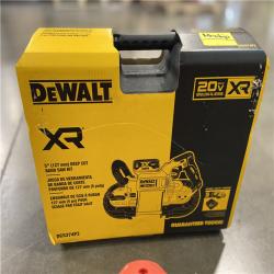 AS-IS DEWALT 20V MAX XR Cordless Brushless Deep Cut Band Saw with (2) 20V 5.0Ah Batteries and Charger
