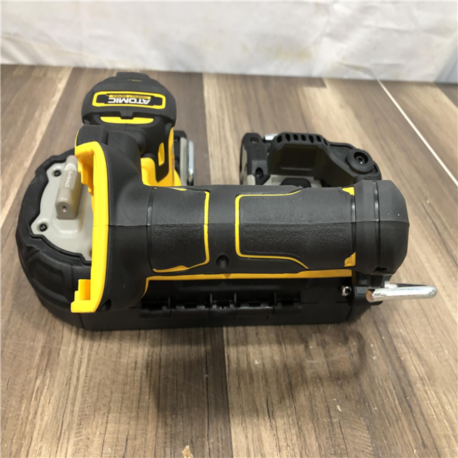 AS-IS DEWALT ATOMIC 20V MAX Lithium-Ion Cordless Brushless 1-3/4 in. Bandsaw Kit