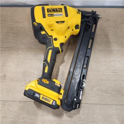 AS-IS- DEWALT 20V MAX XR 15 Ga. Cordless 34 Deg Nailer 20 V