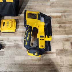 HOUSTON LOCATION - AS - IS DEWALT ATOMIC 20V MAX Lithium Ion Cordless 23 Gauge Pin Nailer Kit