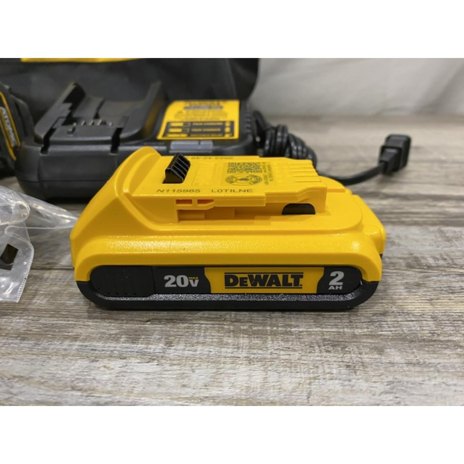 AS-IS DEWALT Atomic 20V Lithium-Ion Cordless Compact 1/2 in. Drill/Driver Kit
