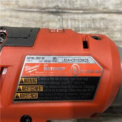 AS-IS Milwaukee FUEL 12-Volt Lithium-Ion Brushless Cordless High Speed 3/8 in. Ratchet (Tool-Only)