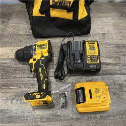 LIKE NEW - DEWALT ATOMIC 20V Cordless 1/2 in. Compact Hammer Drill Kit