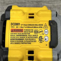 AS-IS DEWALT 20V XR Lithium-Ion Cordless Brushless 1/2 in. Drill/Driver Kit