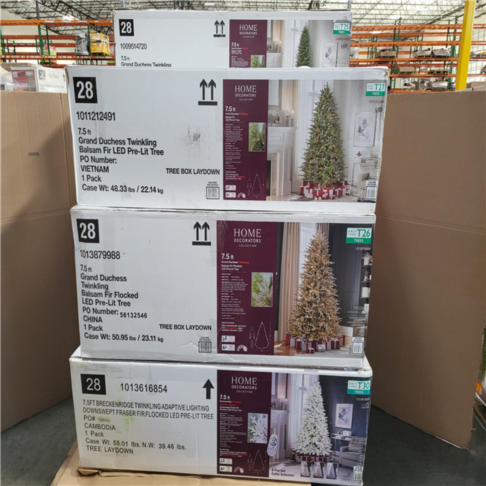 California AS-IS Holiday Pallet