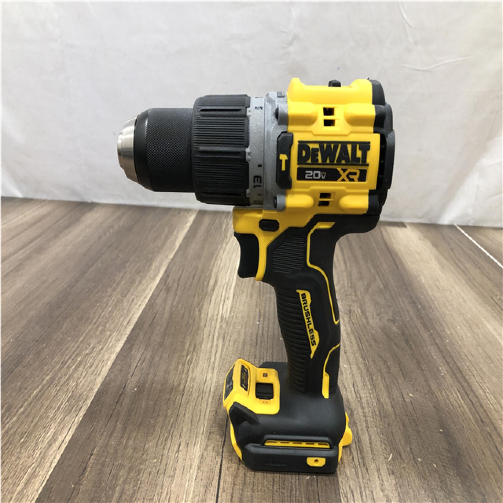 AS-IS DEWALT 20V XR Brushless Cordless 1/2 in. Hammer Drill (Tool-Only)