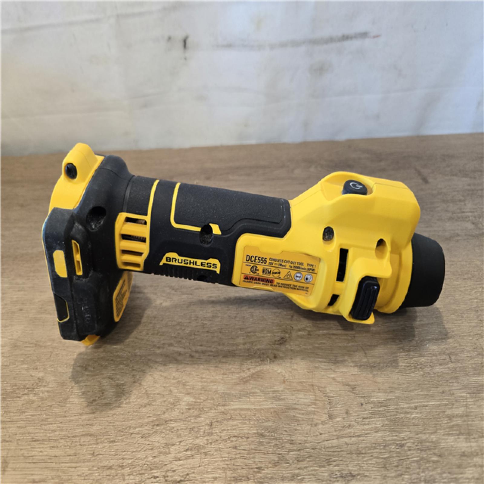 AS-IS DEWALT XR 20V Cordless Rotary Drywall Cut-Out Tool (Tool Only)