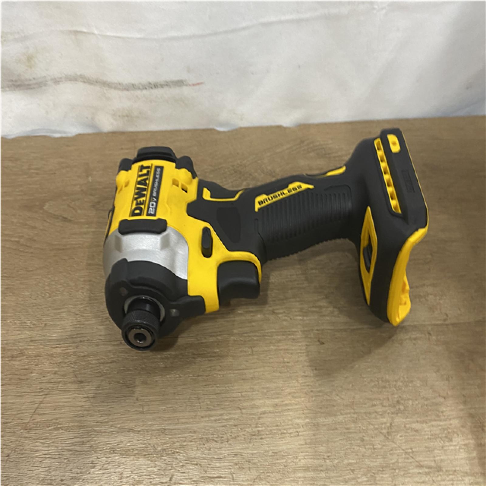AS-IS DEWALT ATOMIC 20V MAX Lithium-Ion Cordless 1/4 in. Brushless Impact Driver Kit