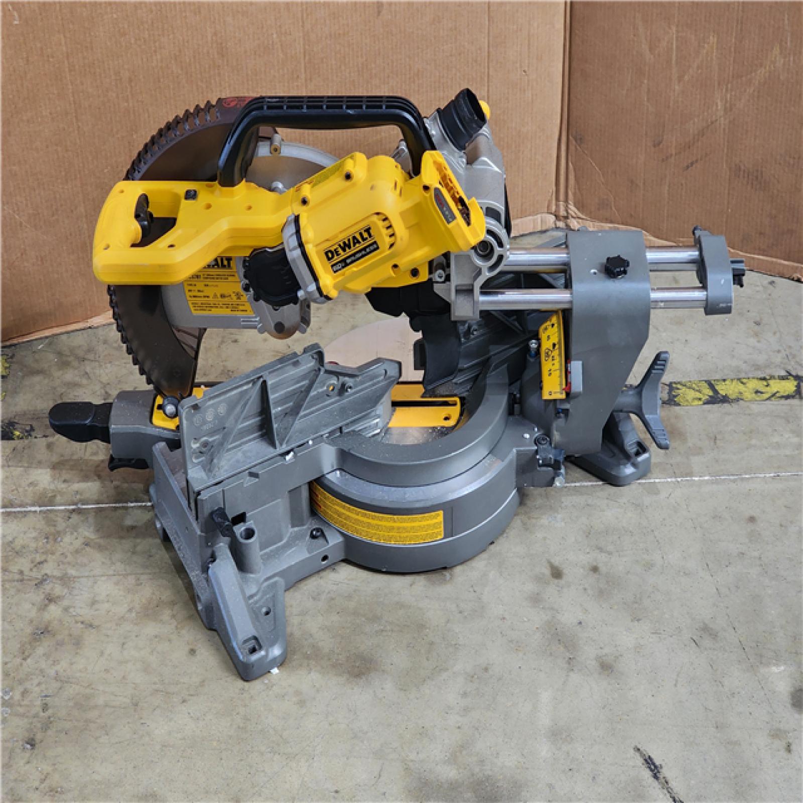 HOUSTON LOCATION - AS-IS DEWALT 60V Lithium-Ion 12 in. Cordless Sliding Miter Saw (Tool Only)