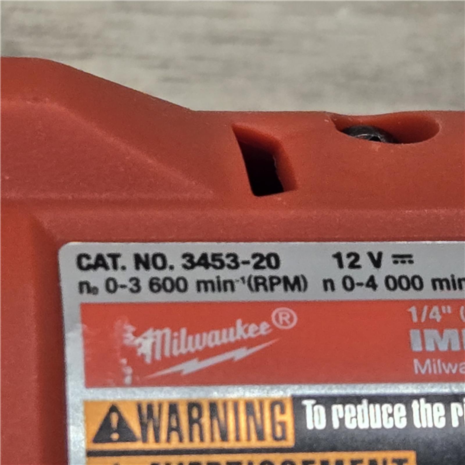 AS-IS Milwaukee M12 FUEL 12 V 1/4 in. Cordless Brushless Impact Driver