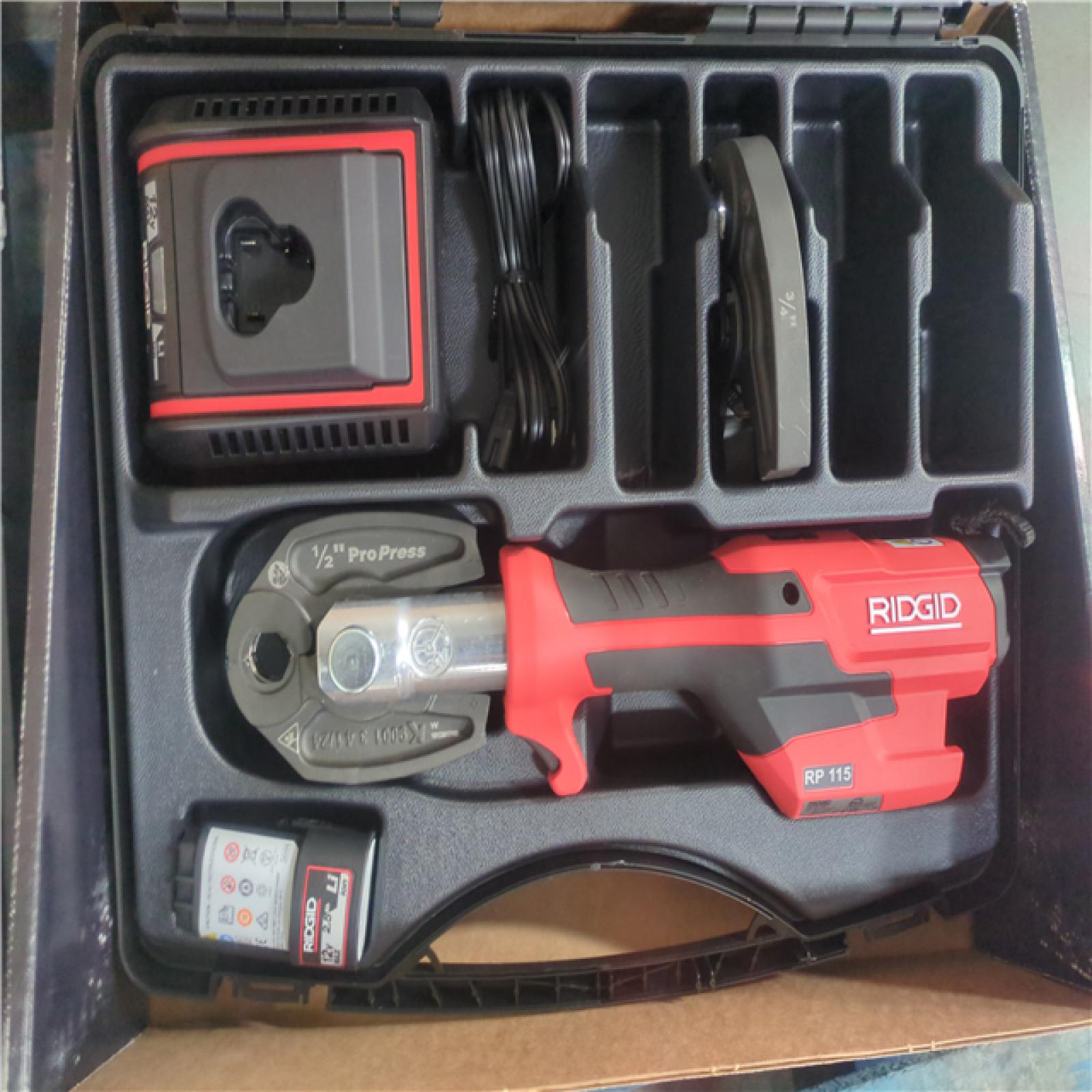 CALIFORNIA AS-IS RIGID Mini Press tool w/ Pro Press attachments