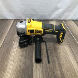 AS-IS DEWALT 20-Volt MAX Cordless Brushless 4-1/2 in. Angle Grinder with Slide Switch (Tool Only)