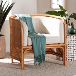 Phoenix NEW Bali & Pari Bandung Light Honey Rattan Accent Chair (2-Pack)