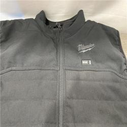 AS-IS Milwaukee Men's 2 X-Large 12-Volt Lithium-Ion Cordless Axis Black Heated Vest Kit