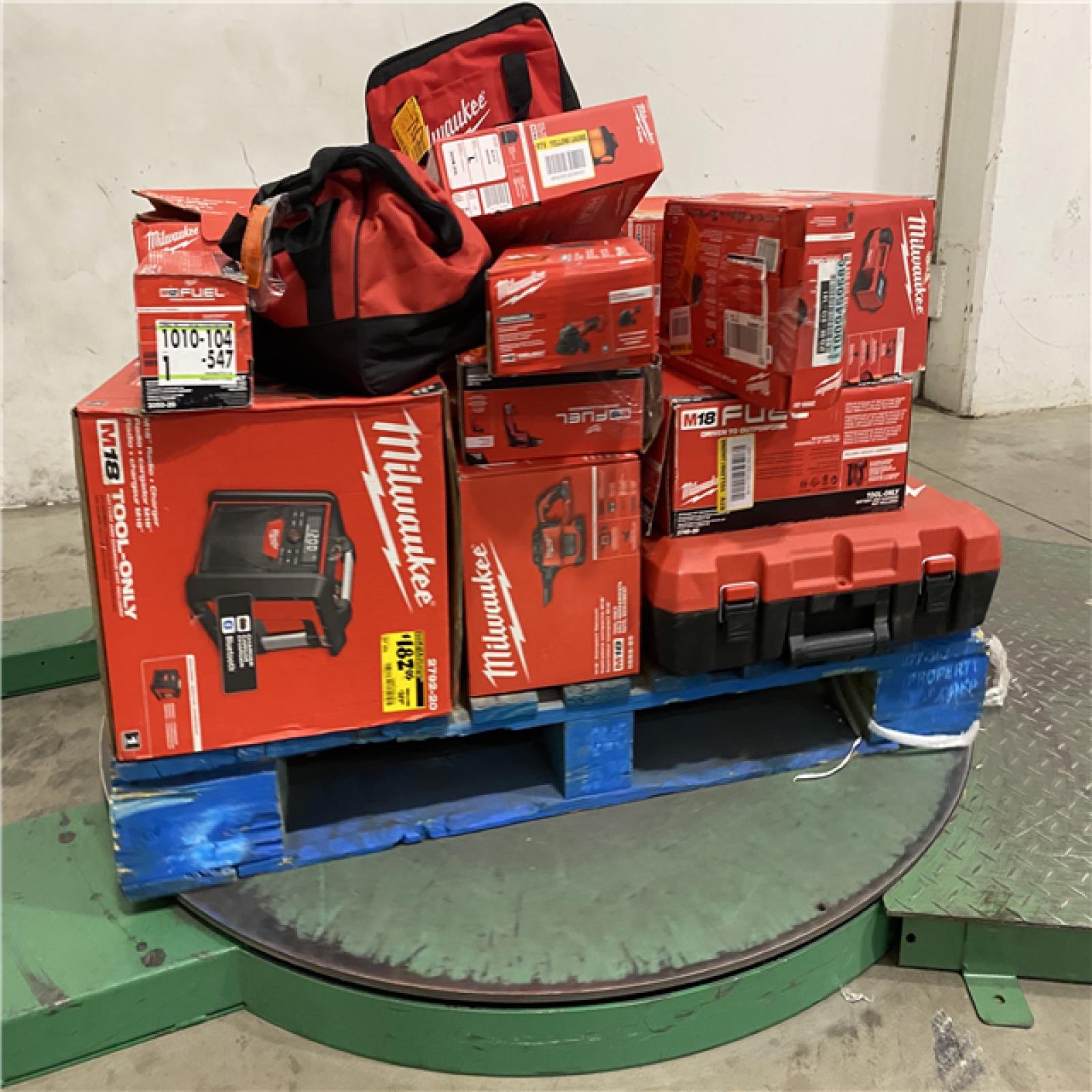 Dallas Location - As-Is MILWAUKEE Tool Pallet