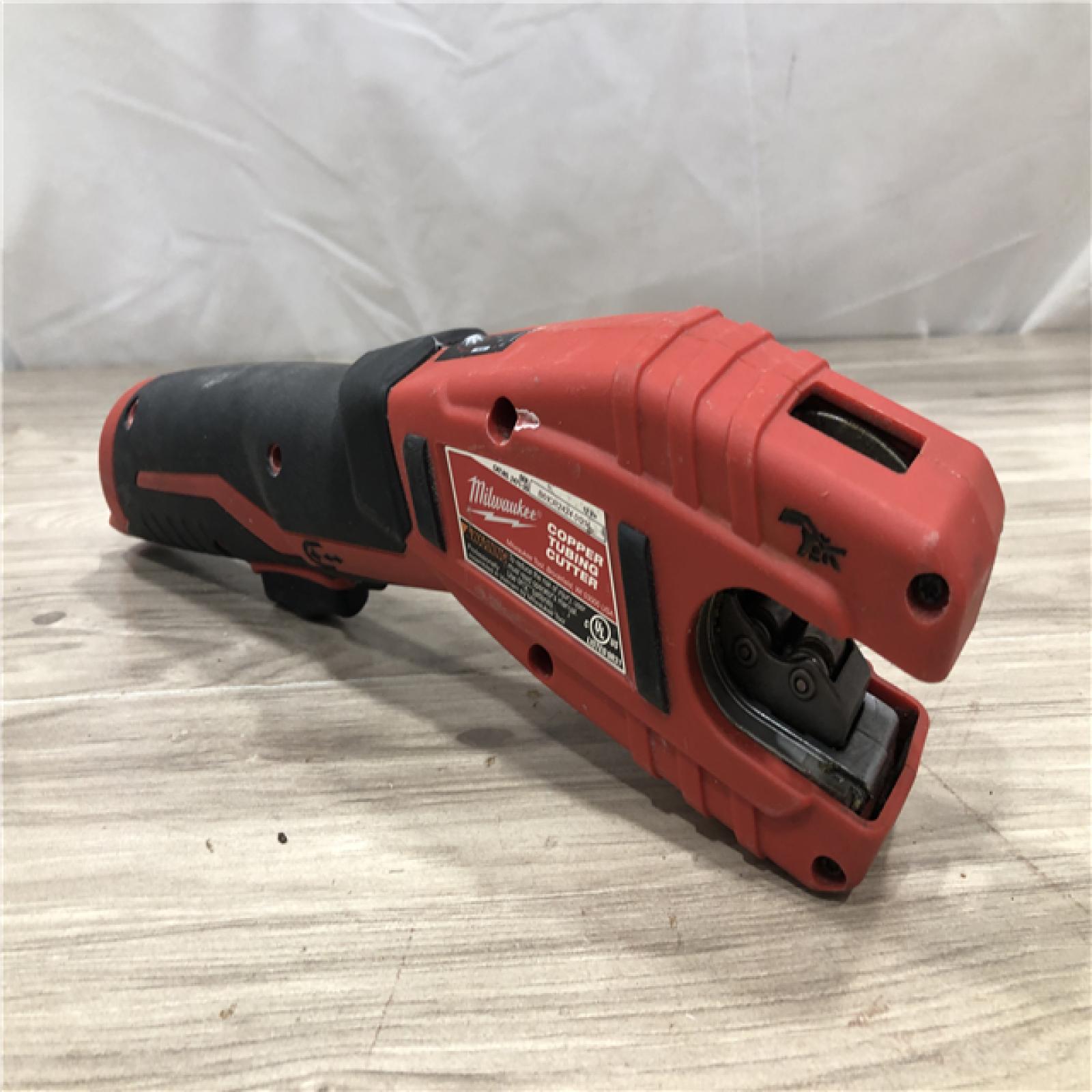 AS-IS Milwaukee M12 12V Lithium-Ion Cordless Copper Tubing Cutter (Tool-Only)