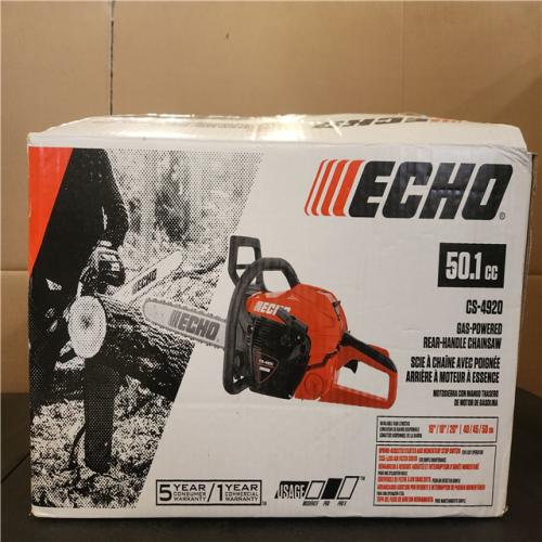 Phoenix NEW ECHO 20 in. 50.1 cc 2-Stroke Gas Rear Handle Chainsaw