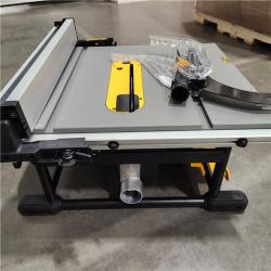 As-Is- DEWALT 10 in. 15 Amp 120V Site-Pro Compact Jobsite Table Saw