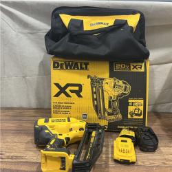 AS-IS DeWalt DCN660D1 20V 16 Gauge Cordless Angled Finish Nailer Kit W/ 2Ah Battery