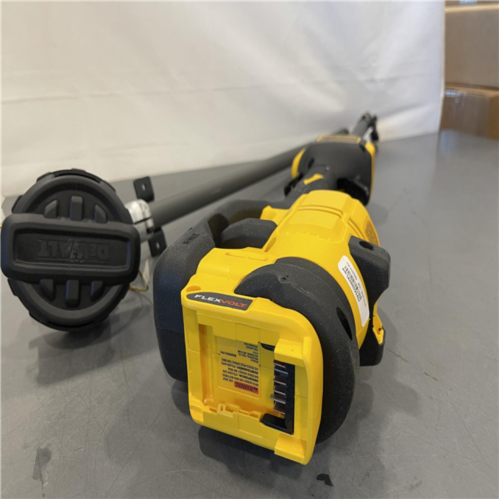 AS-IS - DEWALT FLEXVOLT 60V MAX 17 in. Cordless Battery Powered Attachment Capable Trimmer Kit