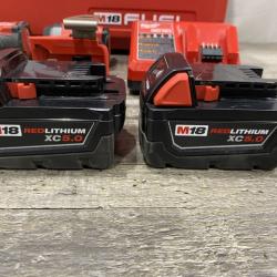 AS-IS Milwaukee FUEL 18V Lithium-Ion Brushless Cordless Hammer Drill and Impact Driver Combo Kit