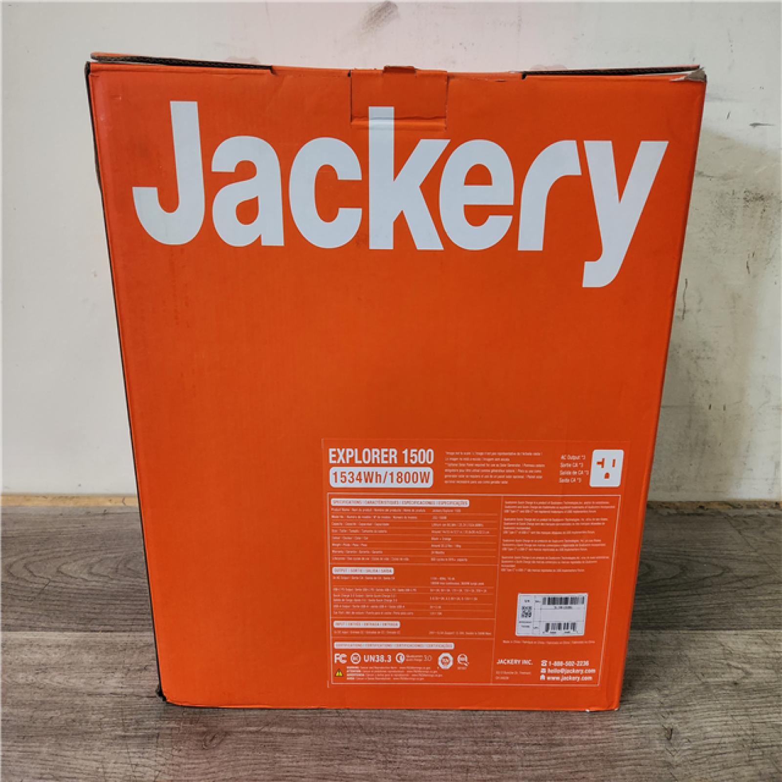 Phoenix Location LIKE NEW Jackery Explorer 1500, 1534Wh/1800W Model No. JSG-1500B