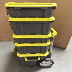 California AS-IS Ryobi Link Tool Boxes  Includes (1) Rolling Tool Box  (2) Medium Tool Boxes & (2) Standard Tool Boxes; Appears in Excellent Condition (No Tools)