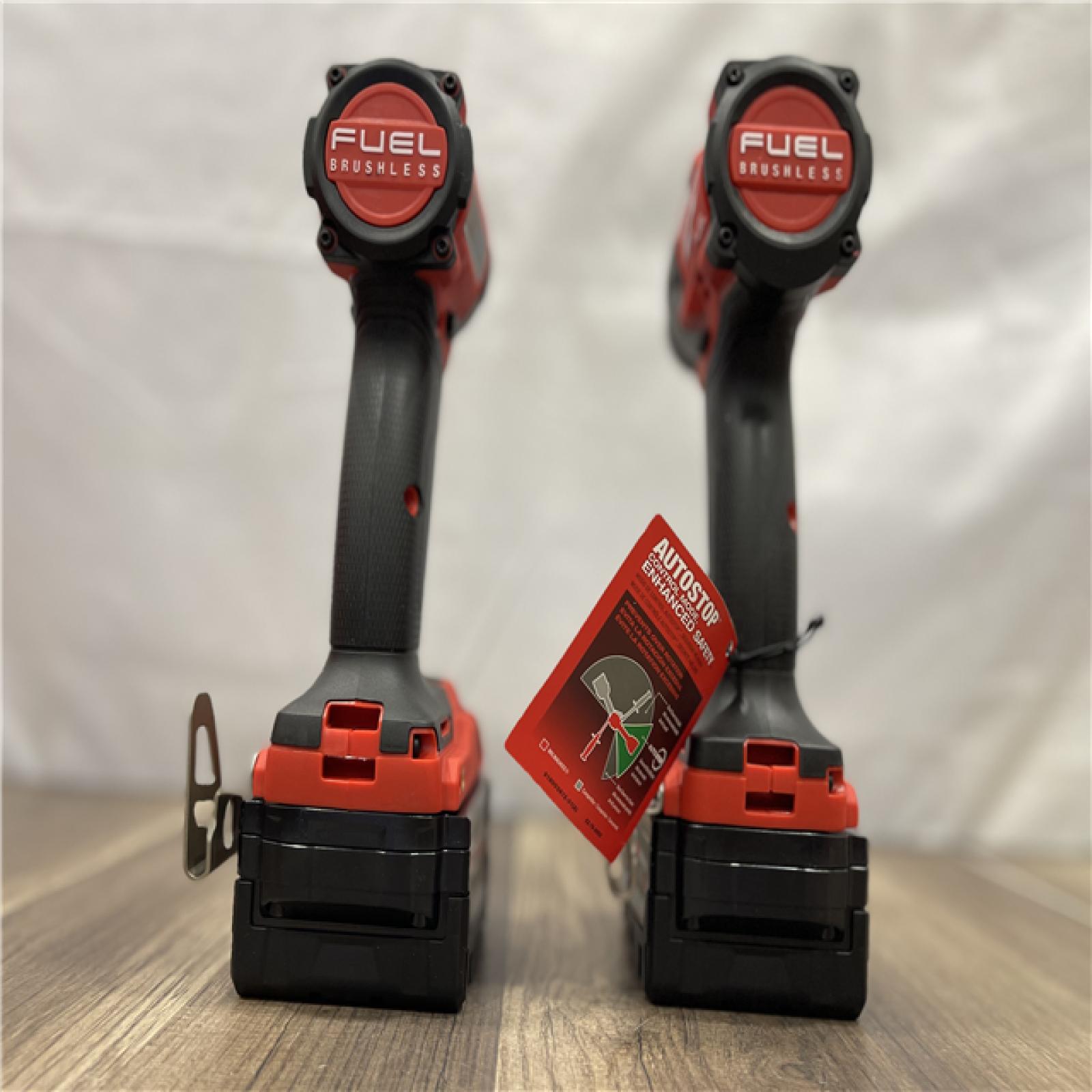 AS-IS- Milwaukee FUEL 18V Lithium-Ion Brushless Cordless Hammer Drill Kit