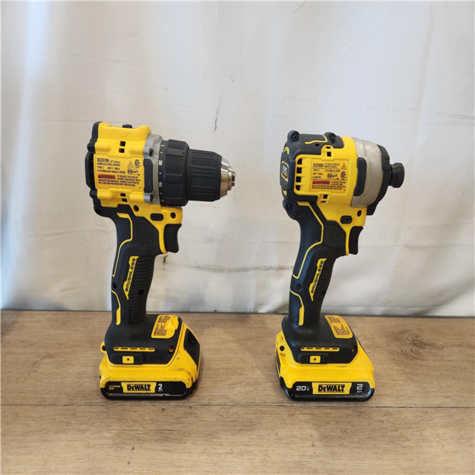 AS-IS- DEWALT ATOMIC 20-Volt MAX Lithium-Ion Cordless (2-Tool) Combo Kit