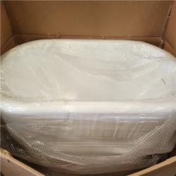 Phoenix NEW Swiss Madison Nanterre 51 in. x 26 in. Japanese Soaking Freestanding Bathtub in Glossy White